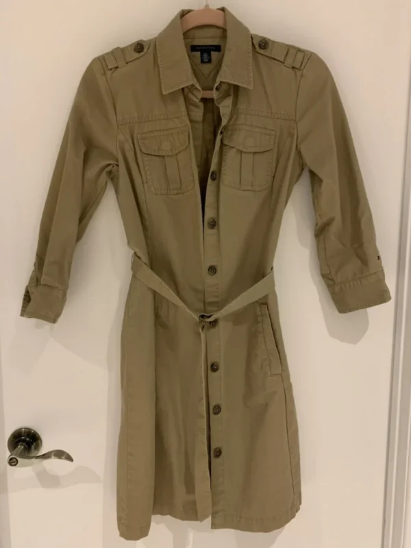 Image for Tommy Hilfiger long-sleeved shirt, beige/tan, size small