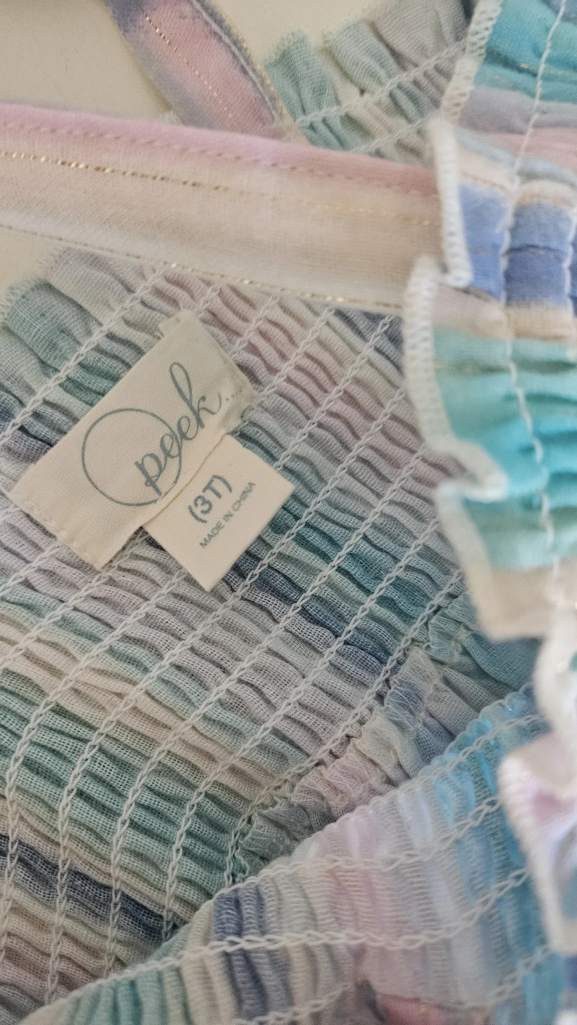 Image for Robe été brillante en cotton 3t marque Peek