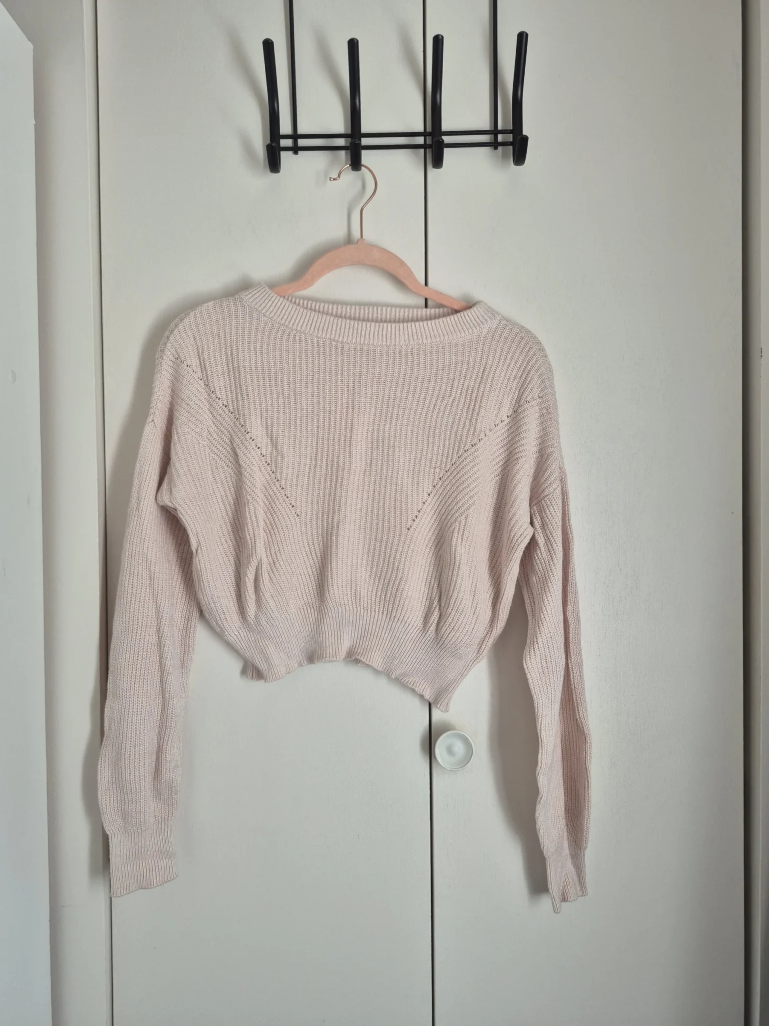 Featured image for Pull Garage rose pâle XS