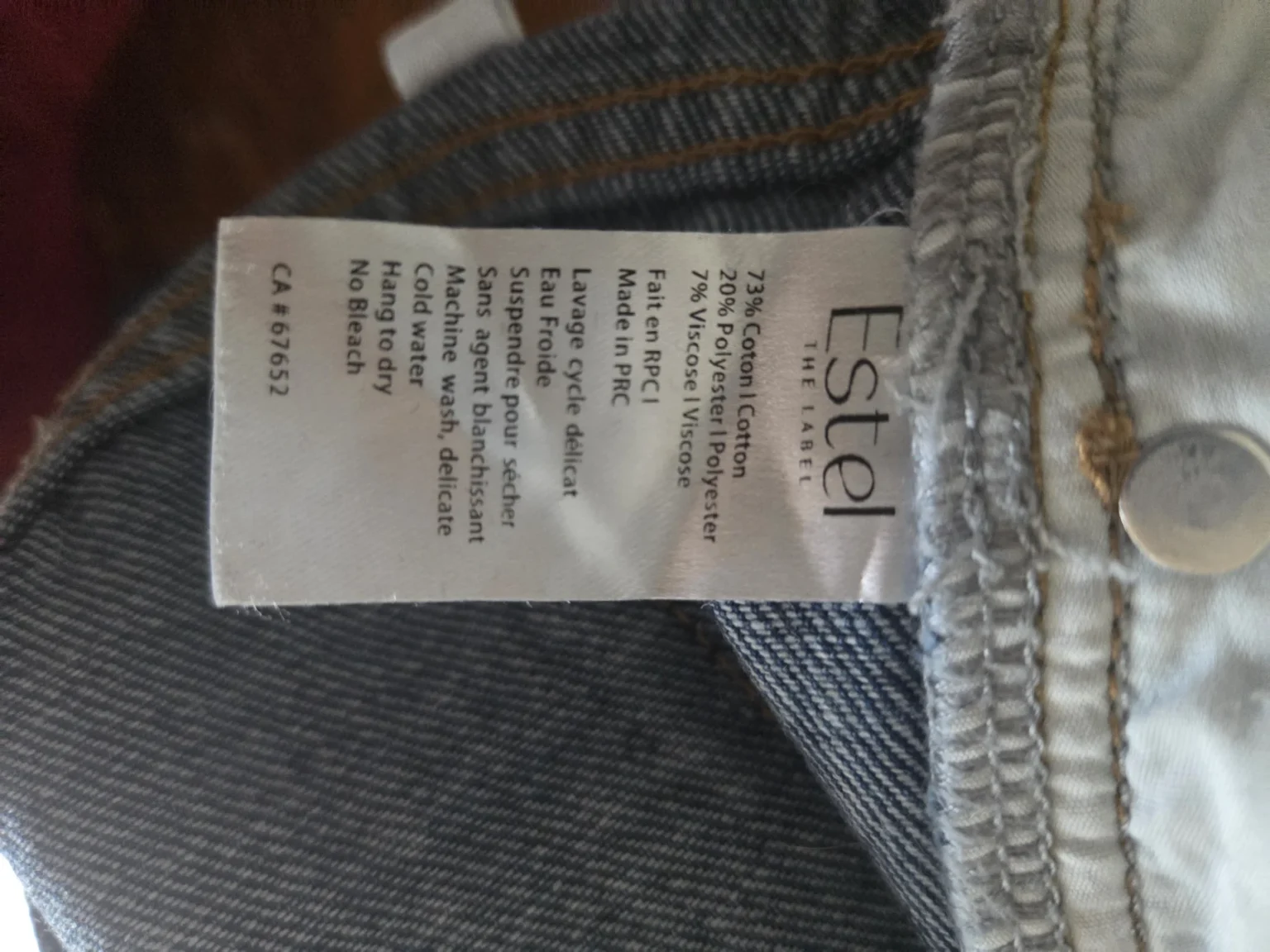 Image for Jeans ample modèle Edith par Esthel