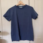 Thumbnail for t-shirt bleu Casual Wear avec imprimé au dos