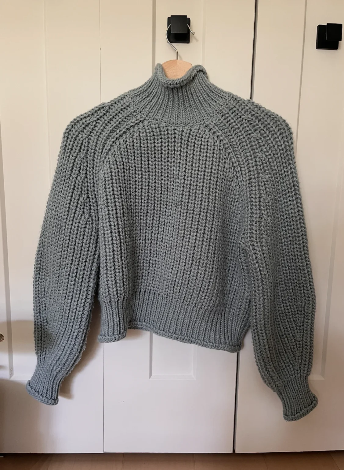 Image for Wool jumper with a high collar