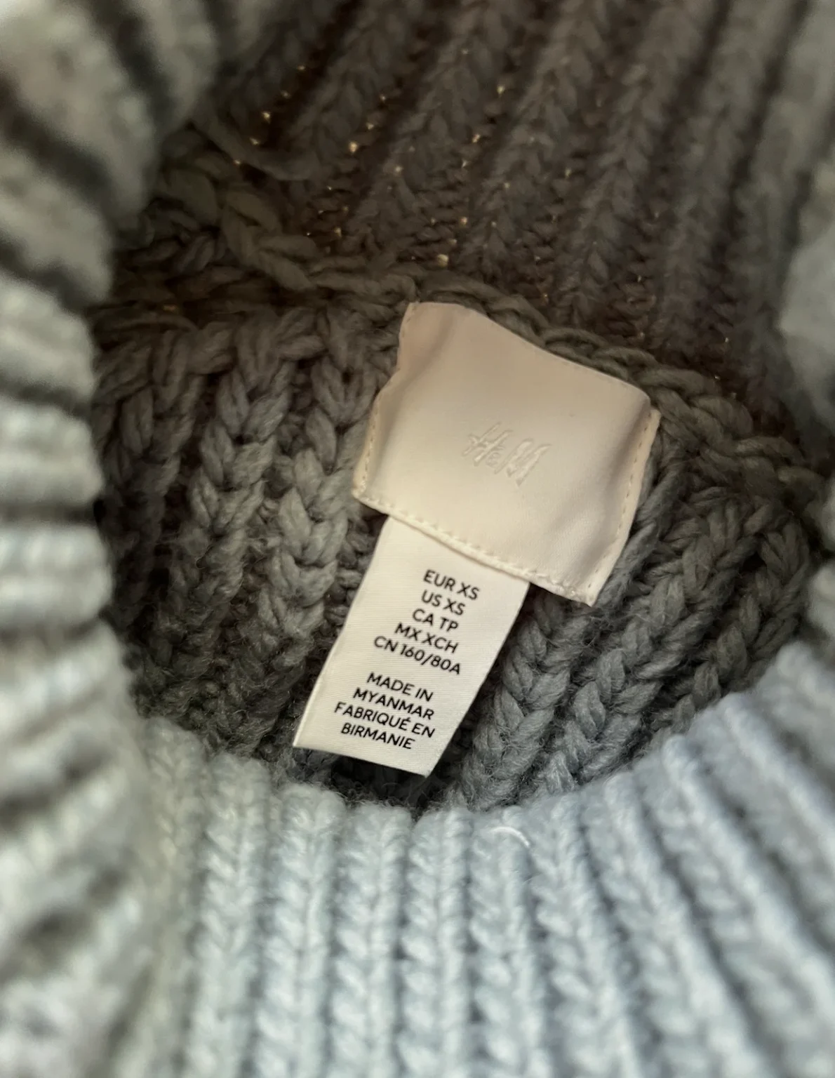 Image for Wool jumper with a high collar