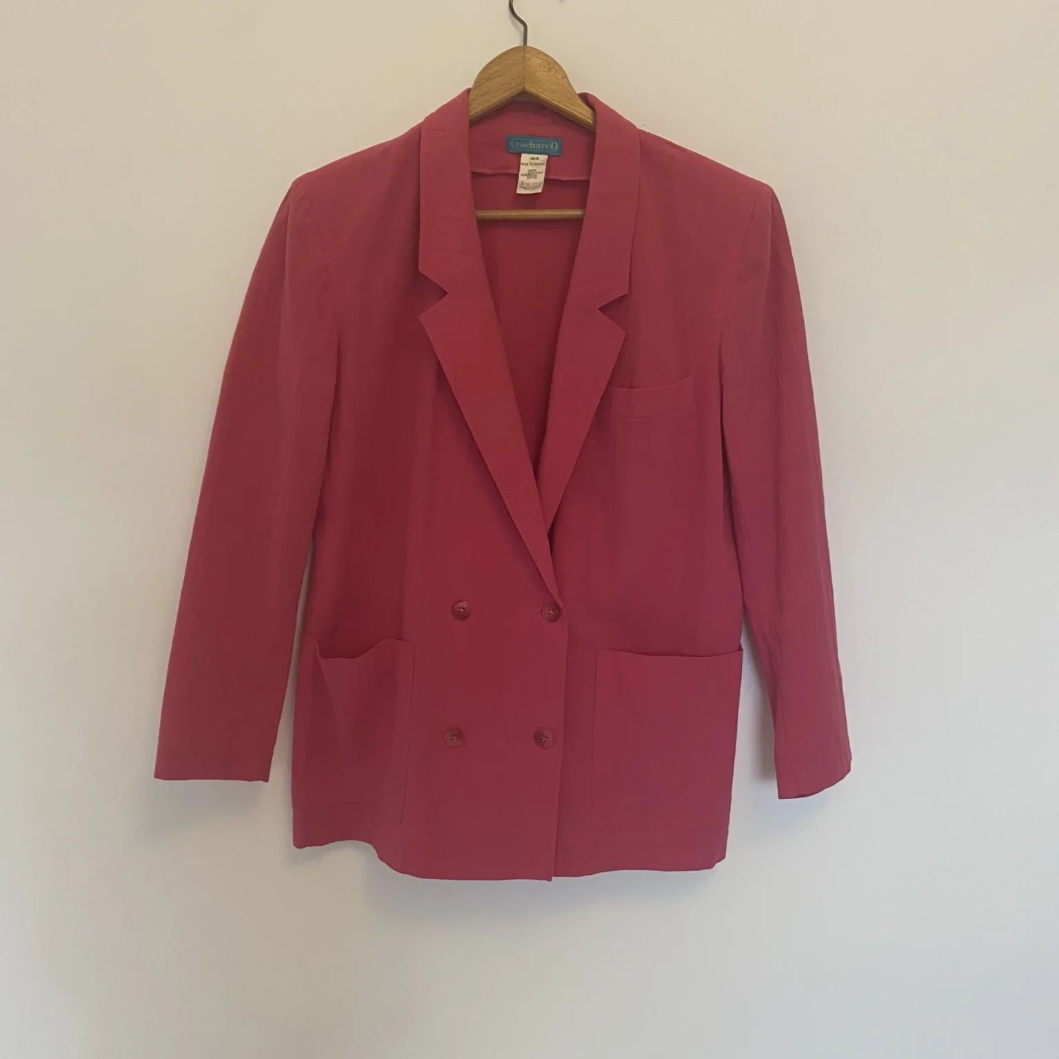 Image for Blazer croisé Cacharel vintage rose