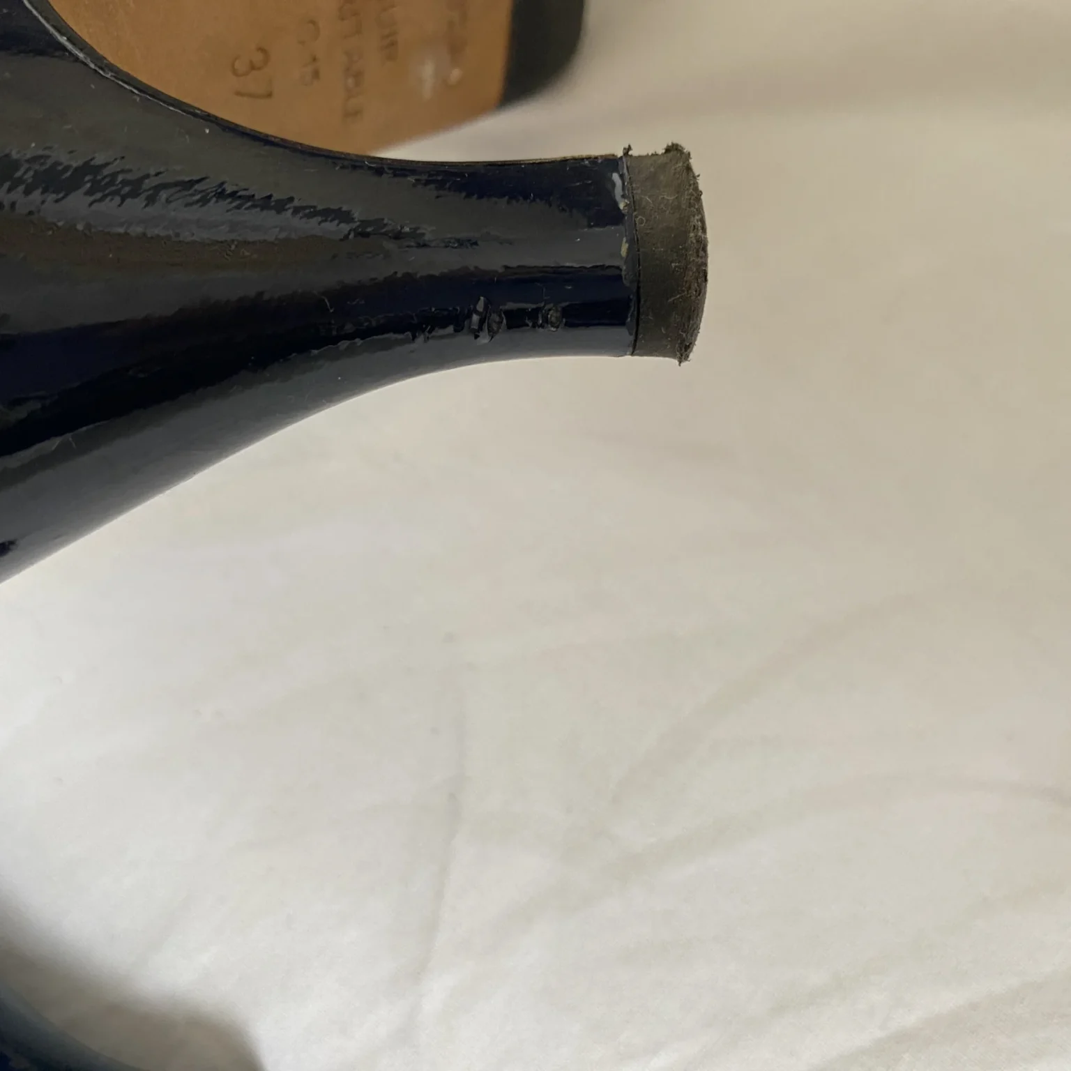 Image for Escarpins Repetto Bahia en cuir verni bleu marine – taille 37