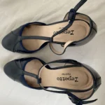 Thumbnail for Escarpins Repetto Bahia en cuir verni bleu marine – taille 37