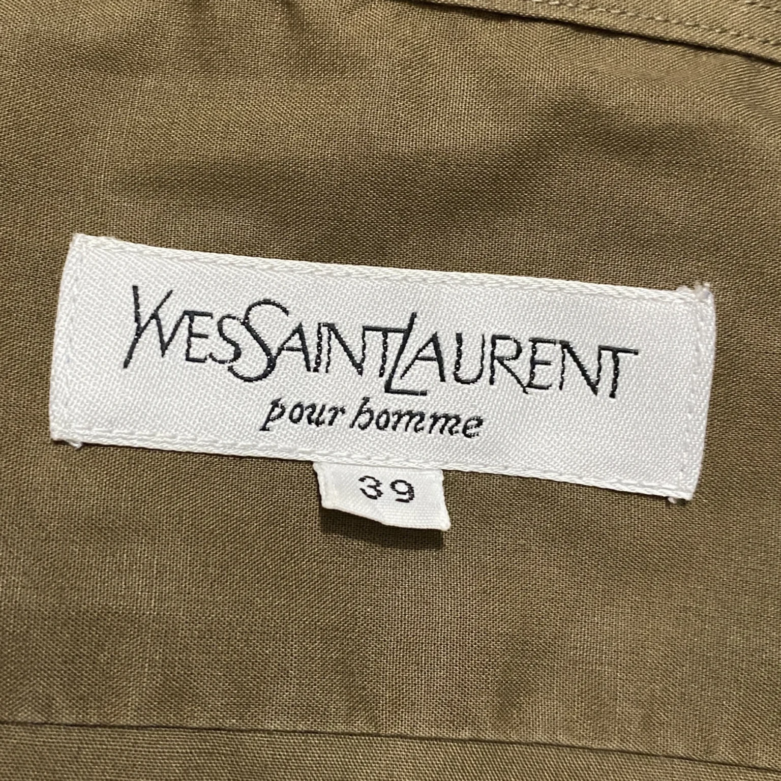Image for Chemise Yves Saint Laurent vintage en coton