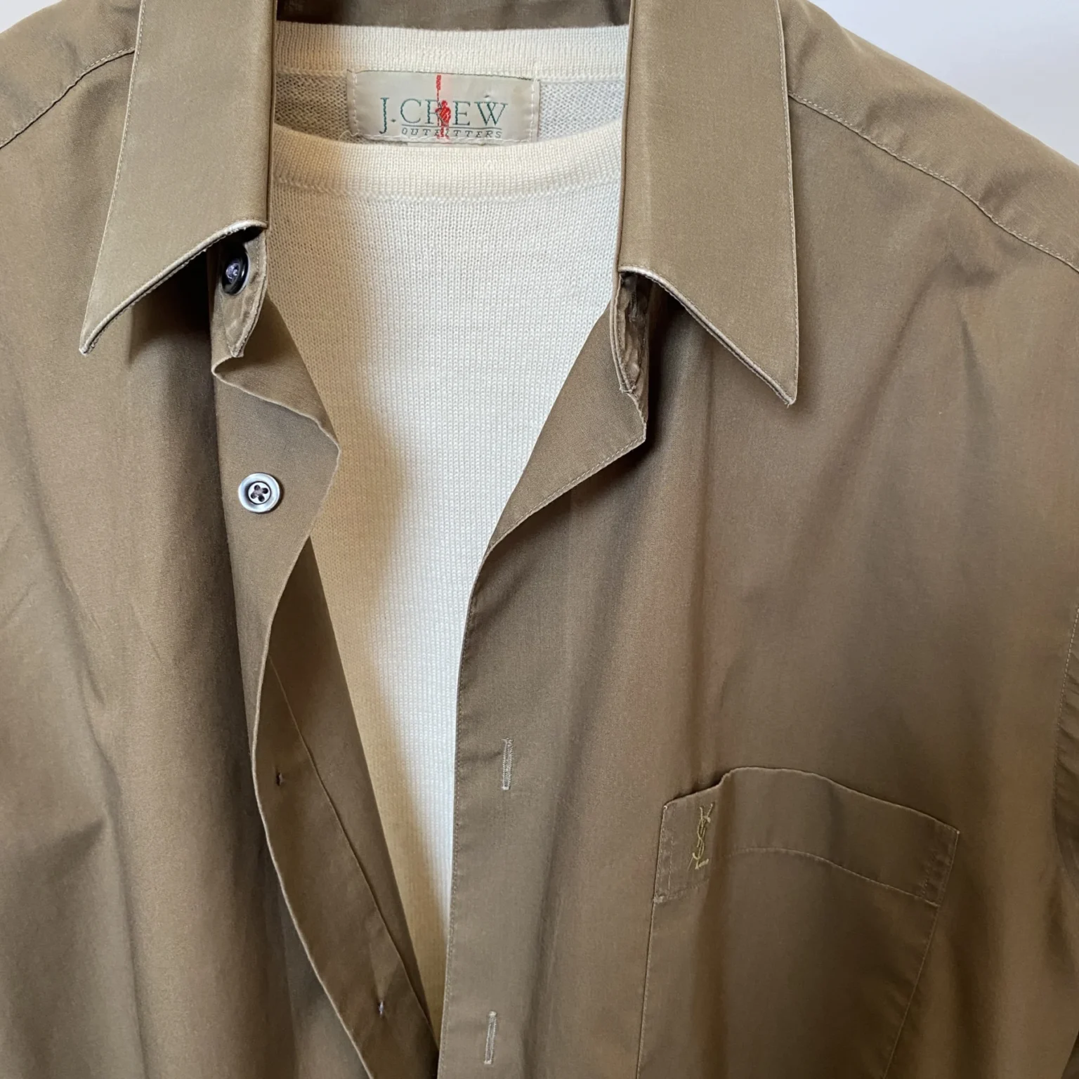 Image for Chemise Yves Saint Laurent vintage en coton