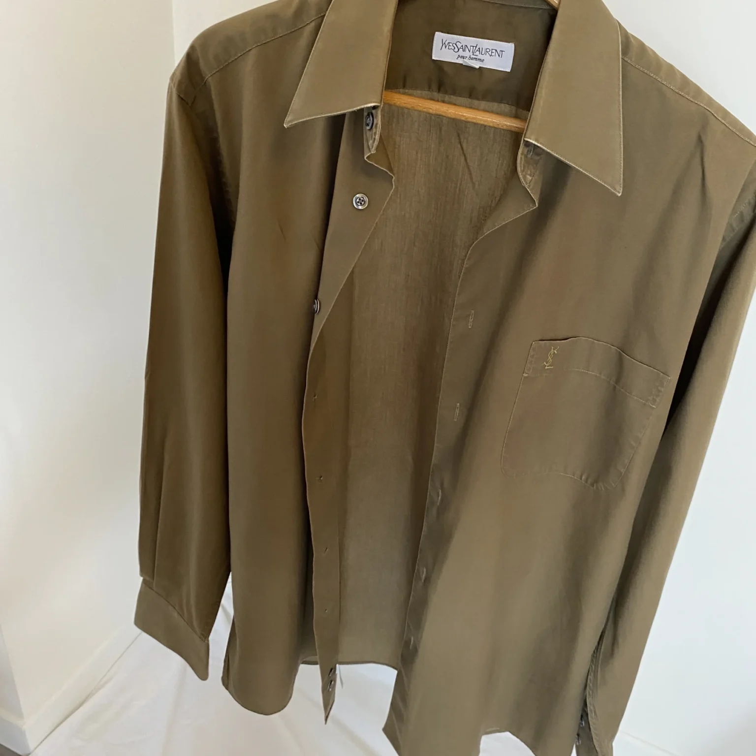Image for Chemise Yves Saint Laurent vintage en coton