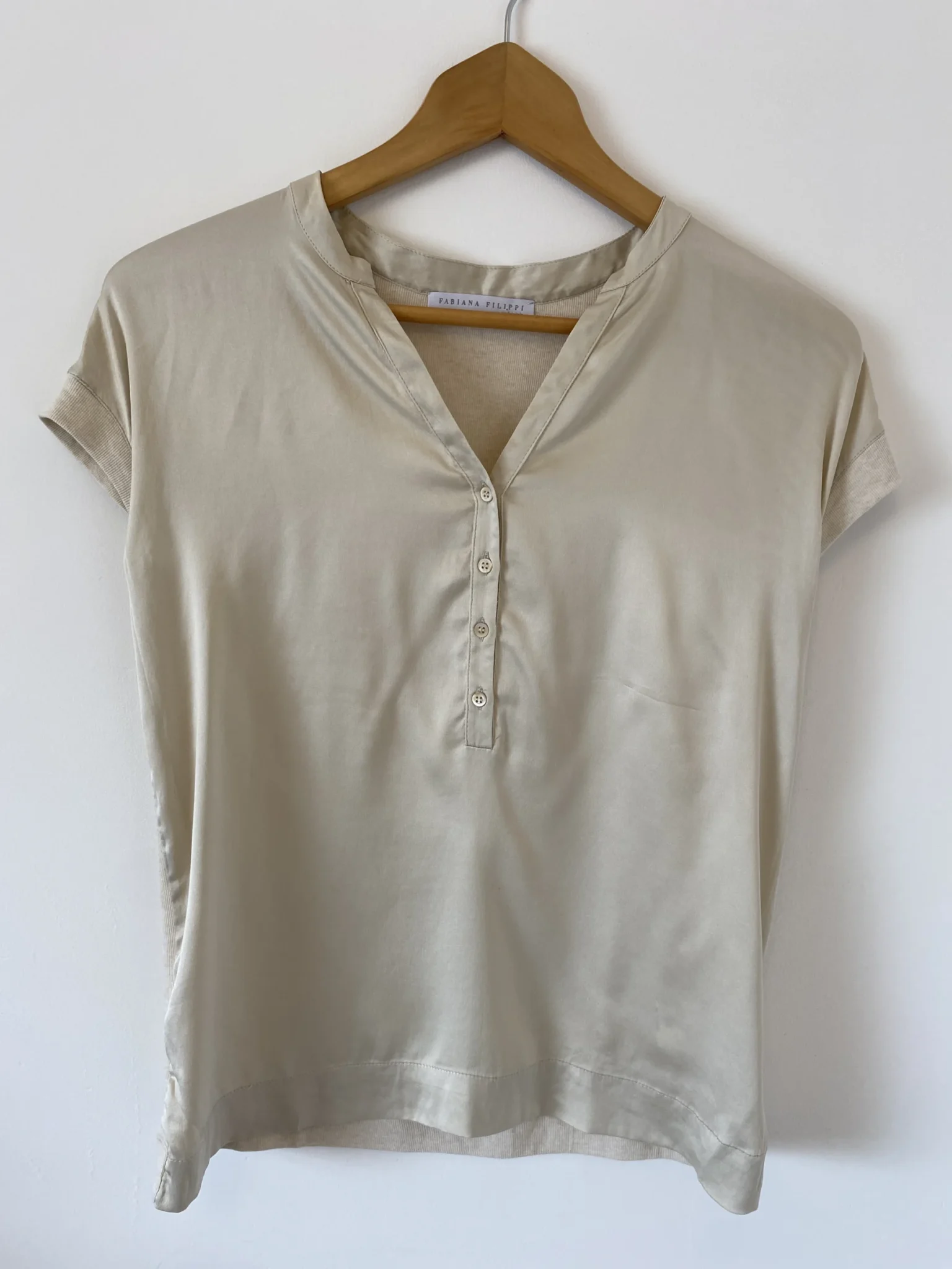 Featured image for Haut Fabiana Filippi en soie et coton – fabriqué en Italie