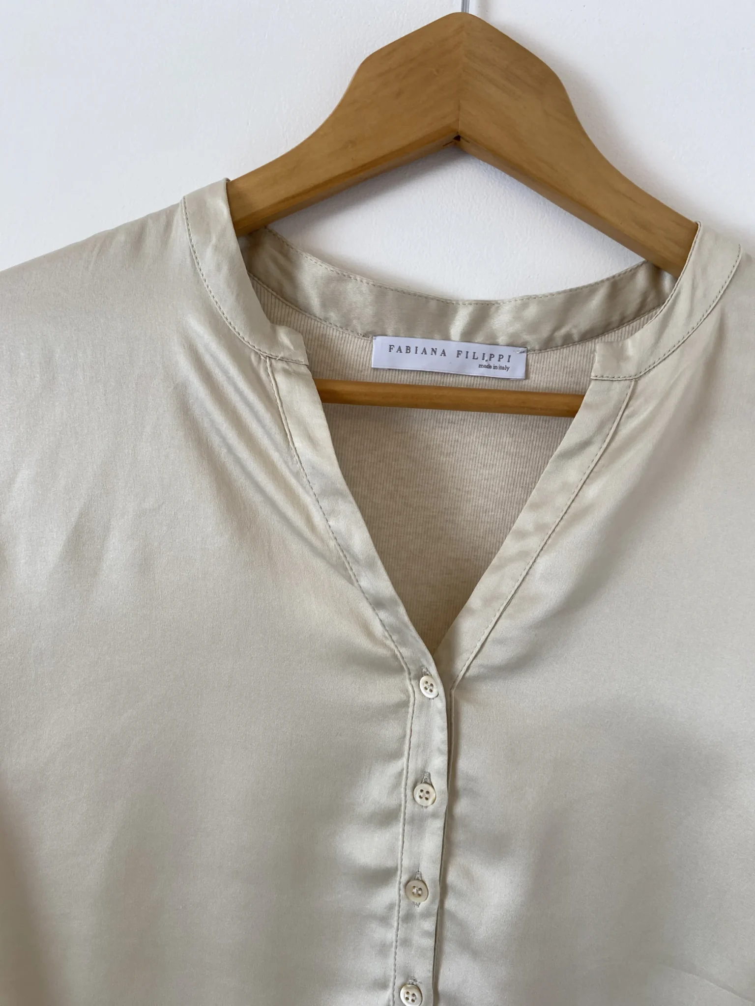 Image for Haut Fabiana Filippi en soie et coton – fabriqué en Italie