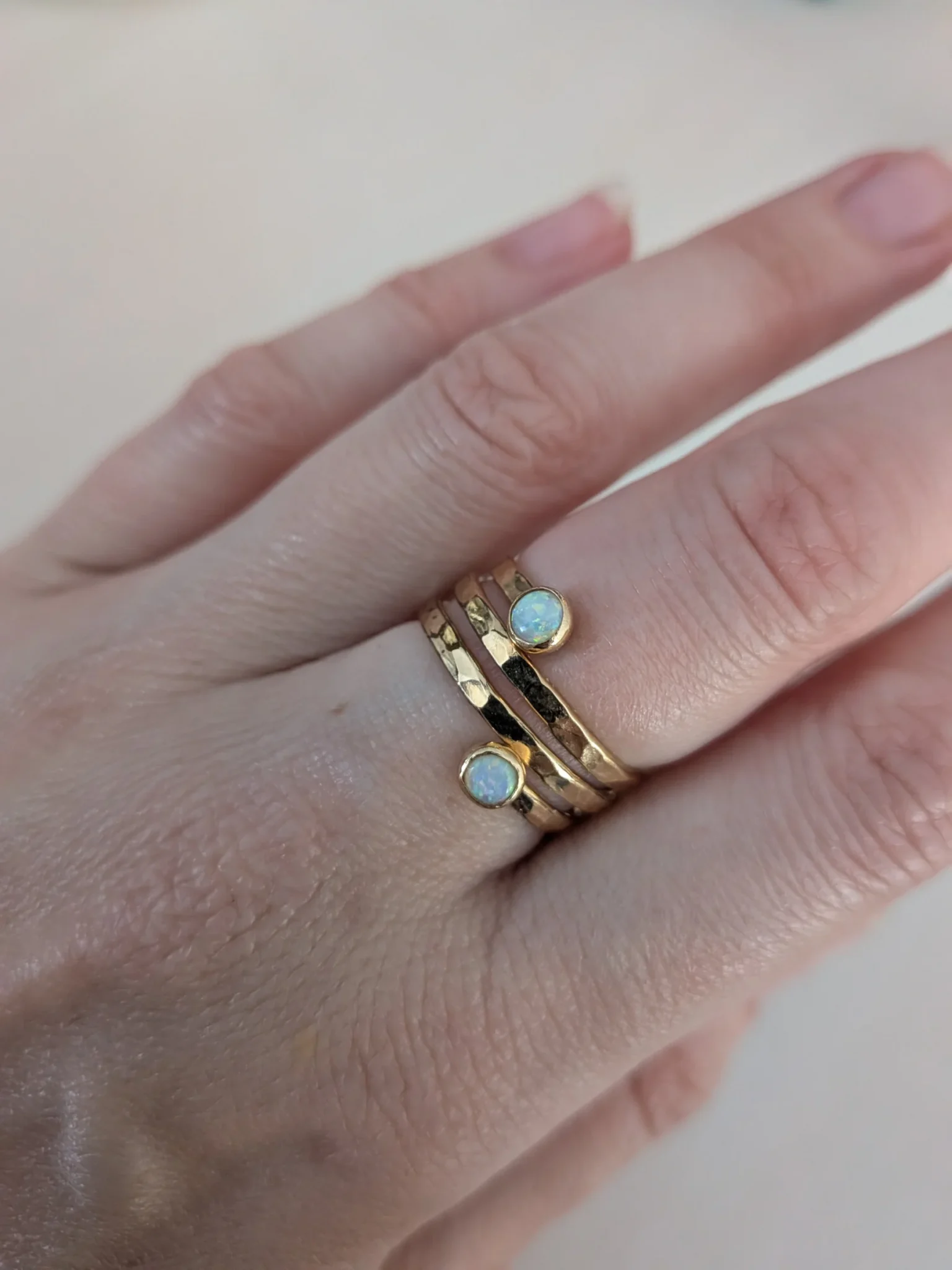 Image for Bague avec opales