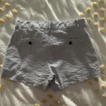 Thumbnail for Banana Republic Light Gray Striped Shorts – Size 2