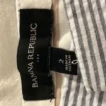 Thumbnail for Banana Republic Light Gray Striped Shorts – Size 2