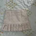 Featured thumbnail for Forever 21 Light Pink Tweed Skirt – Brand New, Size S