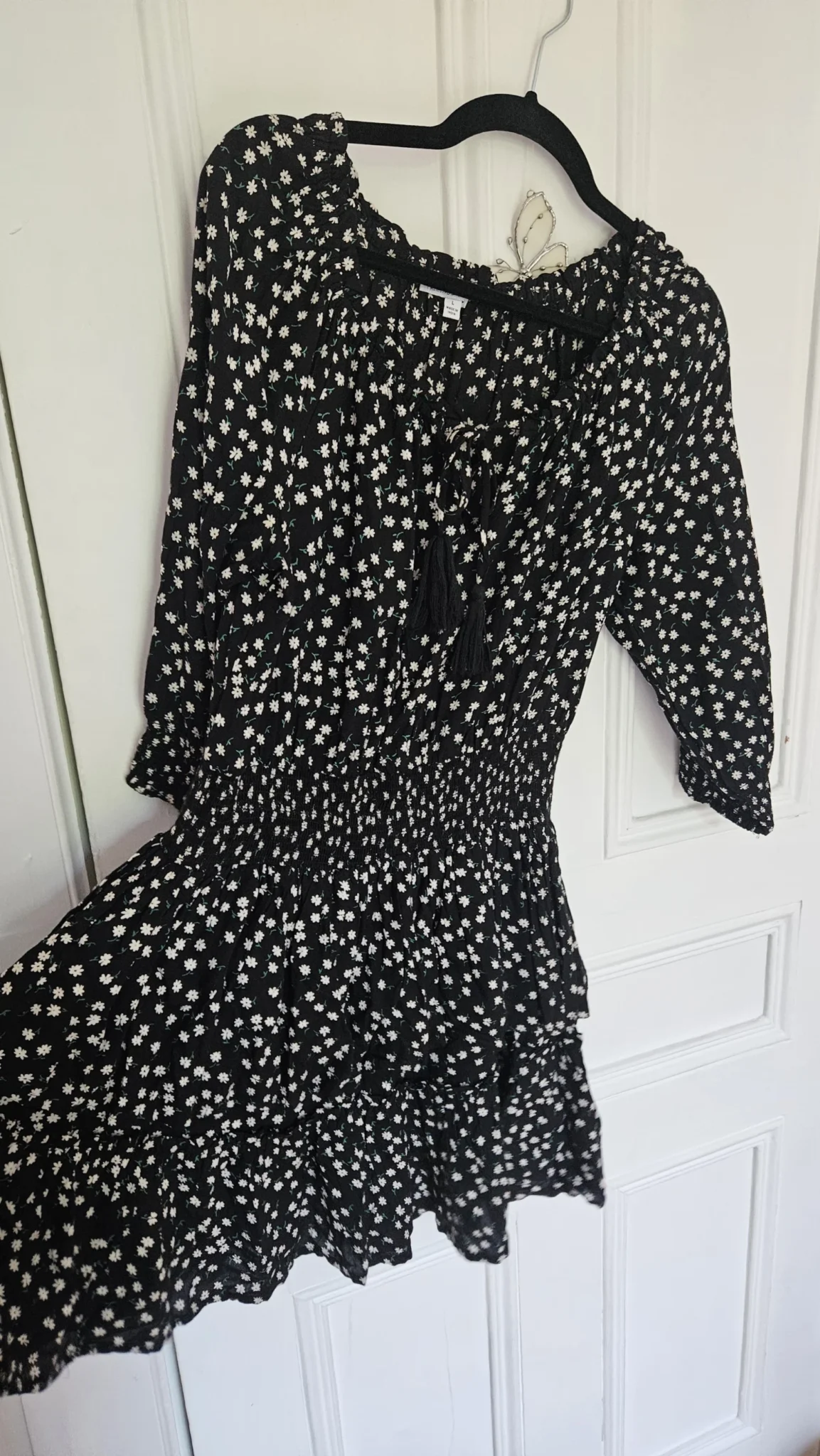 Featured image for Robe mini boho fleurie marque patron of place grandeur L