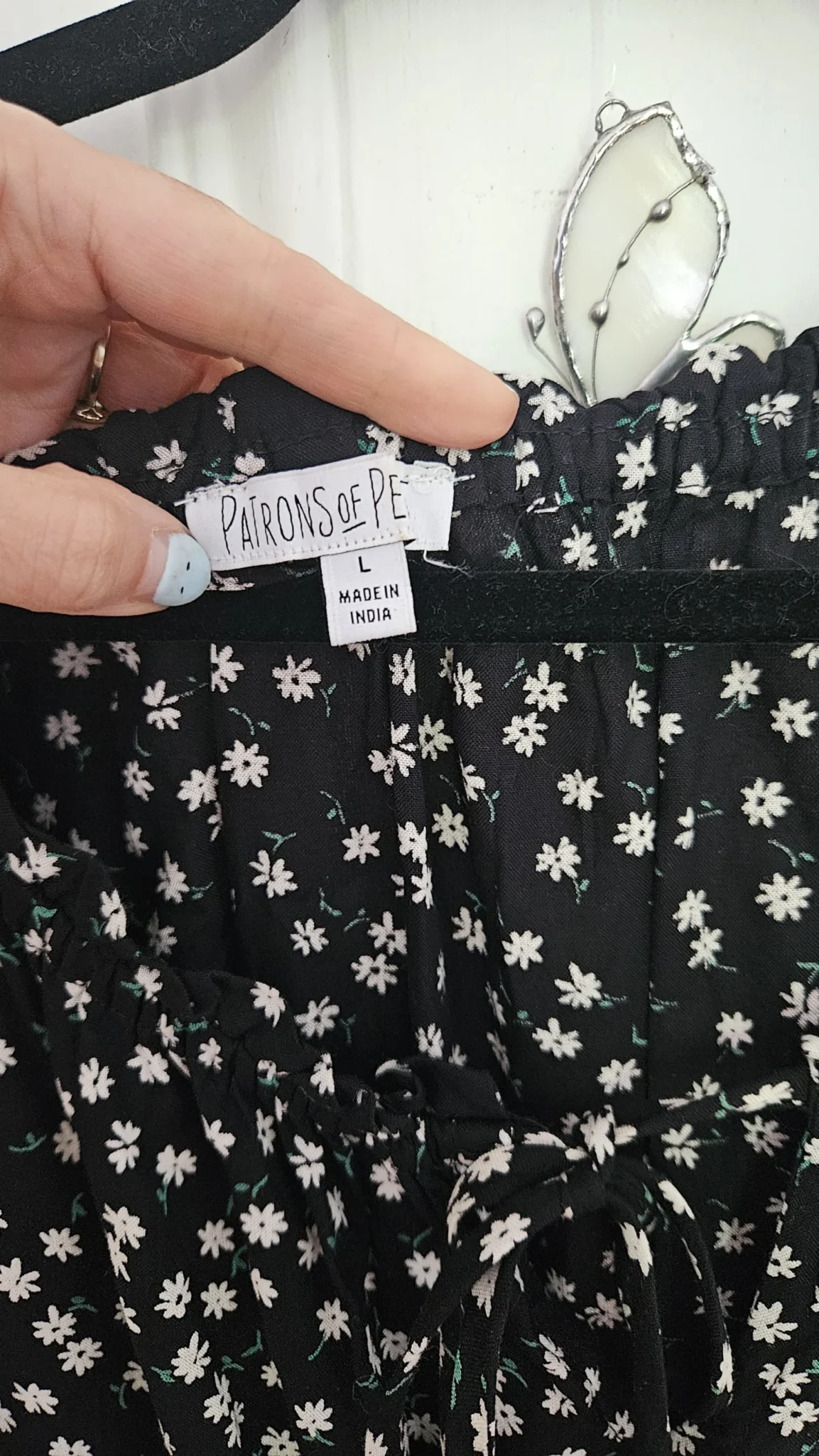 Image for Robe mini boho fleurie marque patron of place grandeur L