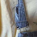 Thumbnail for Salopette courte gingham