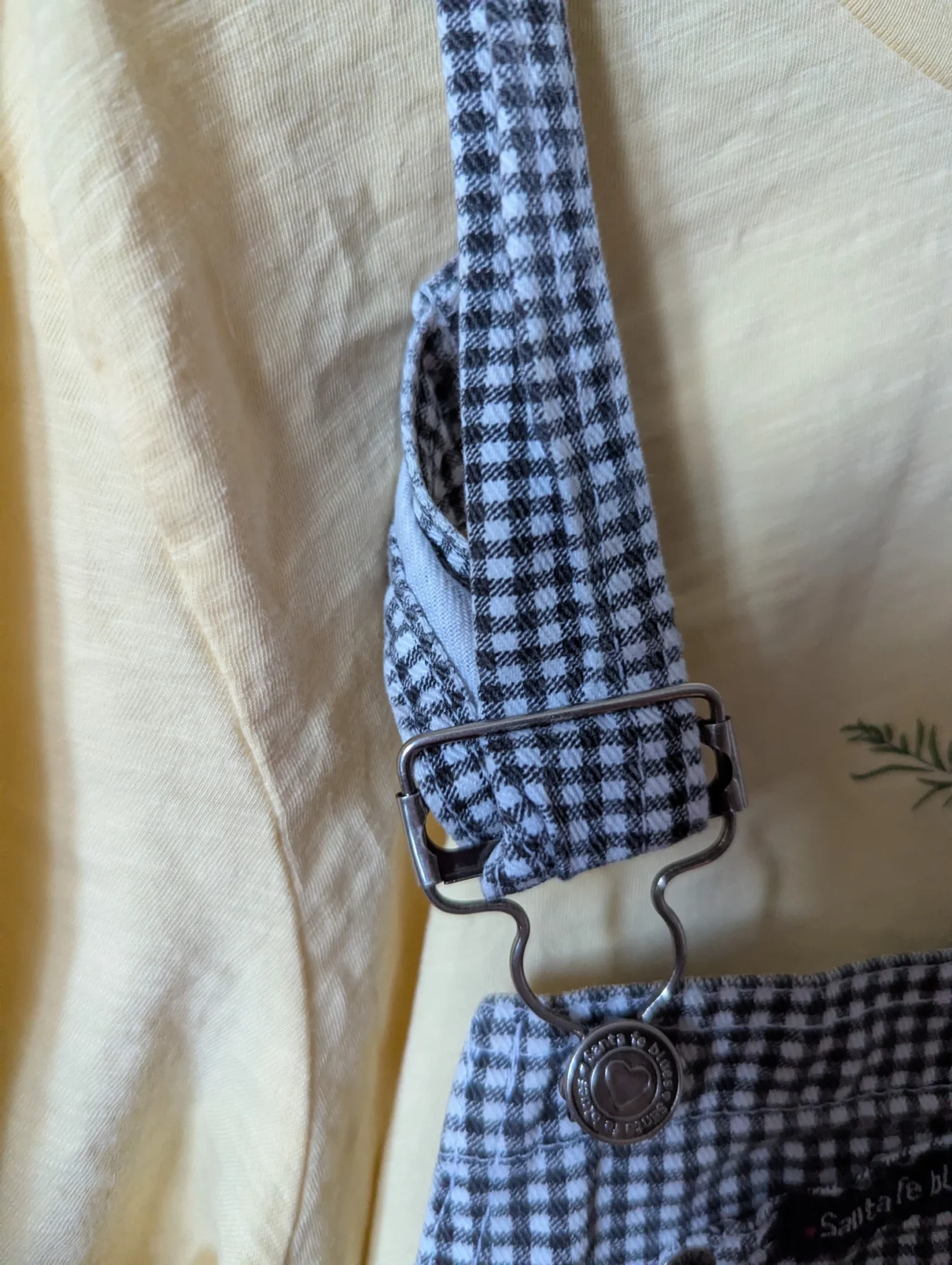 Image for Salopette courte gingham