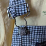 Thumbnail for Salopette courte gingham