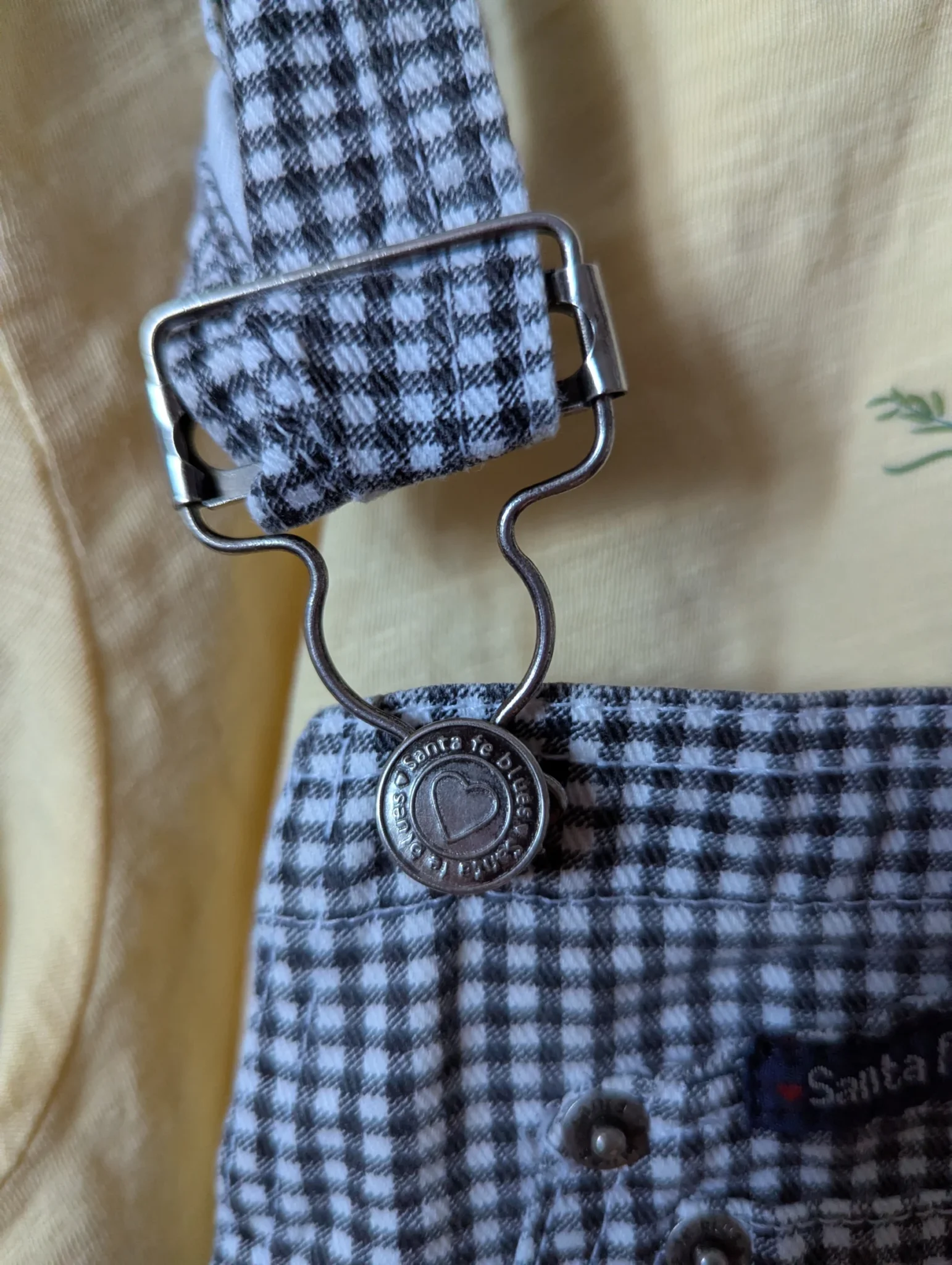 Image for Salopette courte gingham
