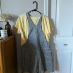 Thumbnail for Salopette courte gingham