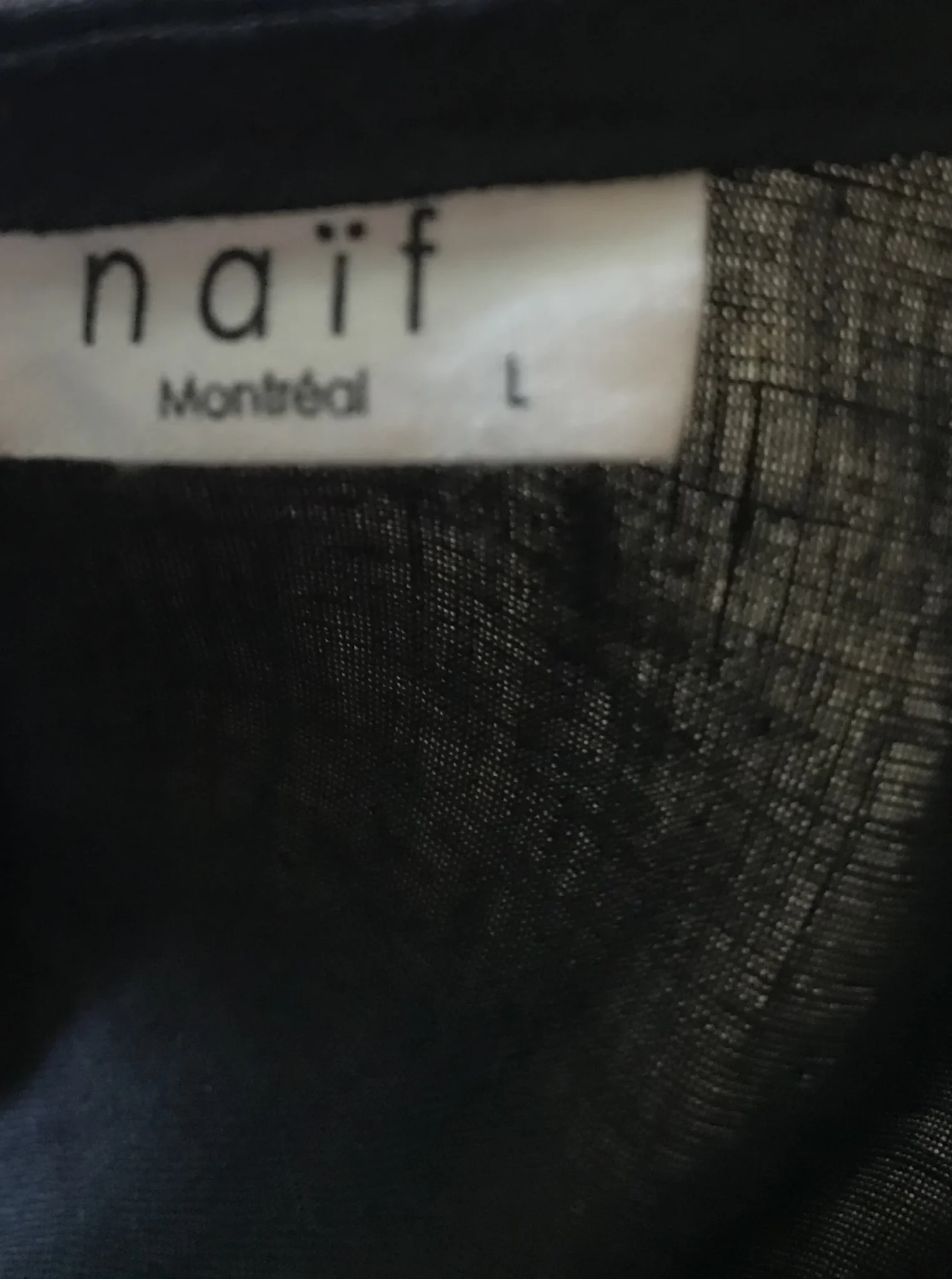 Image for Robe en lin noire