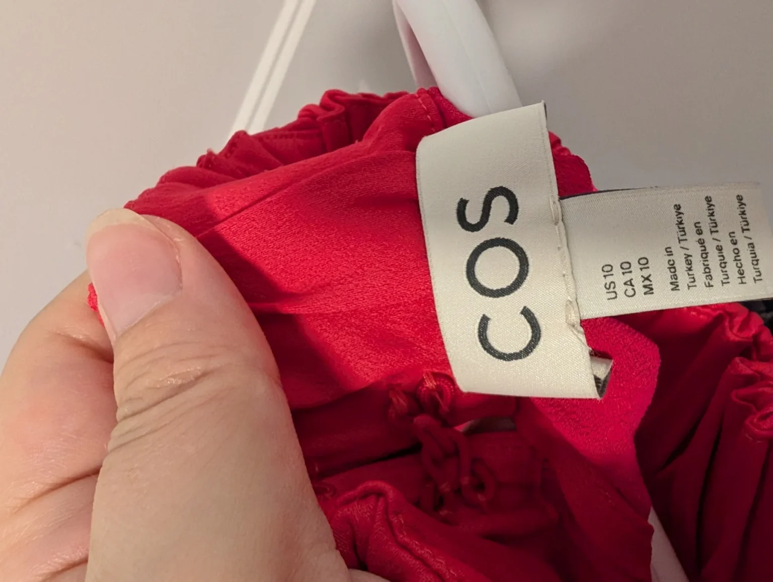 Image for COS/Blouse en satin Sz 10