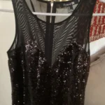 Thumbnail for Robe noire à sequins