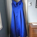 Thumbnail for Robe de bal Alfred Sung Bleu marine
