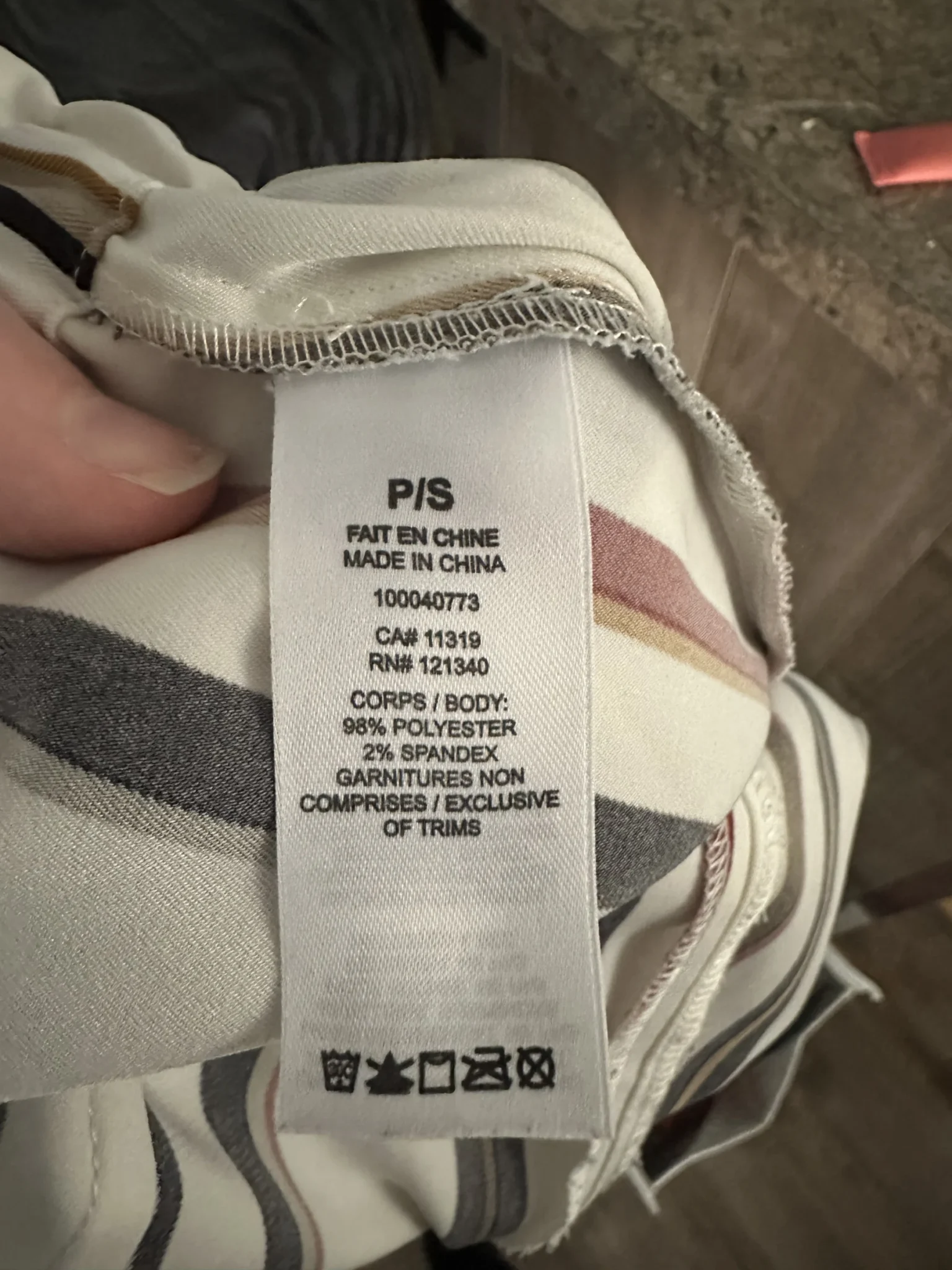 Image for Dynamite plain striped trousers