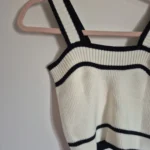 Thumbnail for Camisole blanche et noire XS