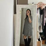 Thumbnail for Robe over-sized flowy à carreaux Reitmans
