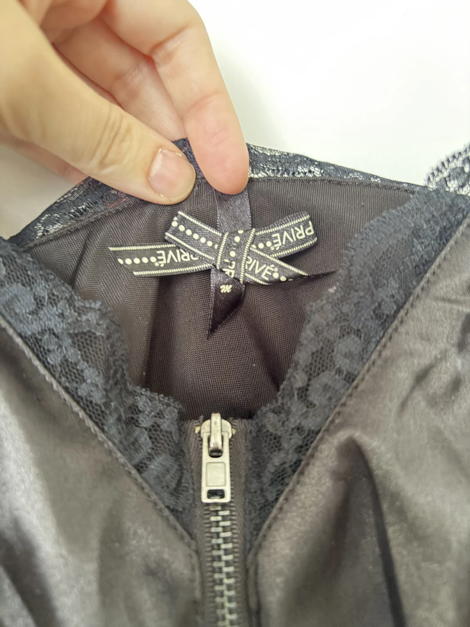 Image for Camisole noire satinée FOXY JEANS