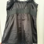 Thumbnail for Camisole noire satinée FOXY JEANS