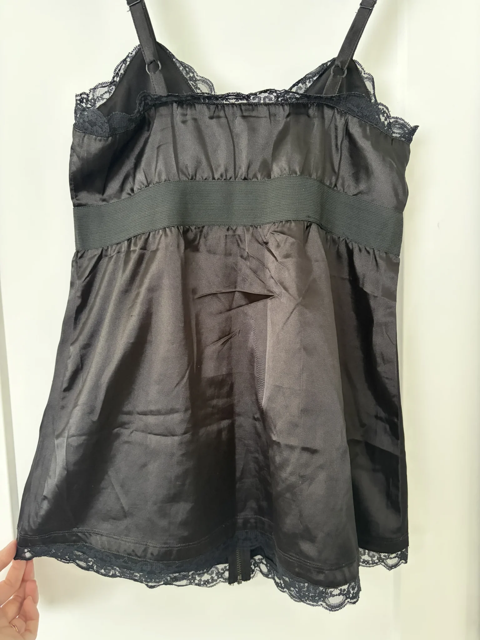 Image for Camisole noire satinée FOXY JEANS