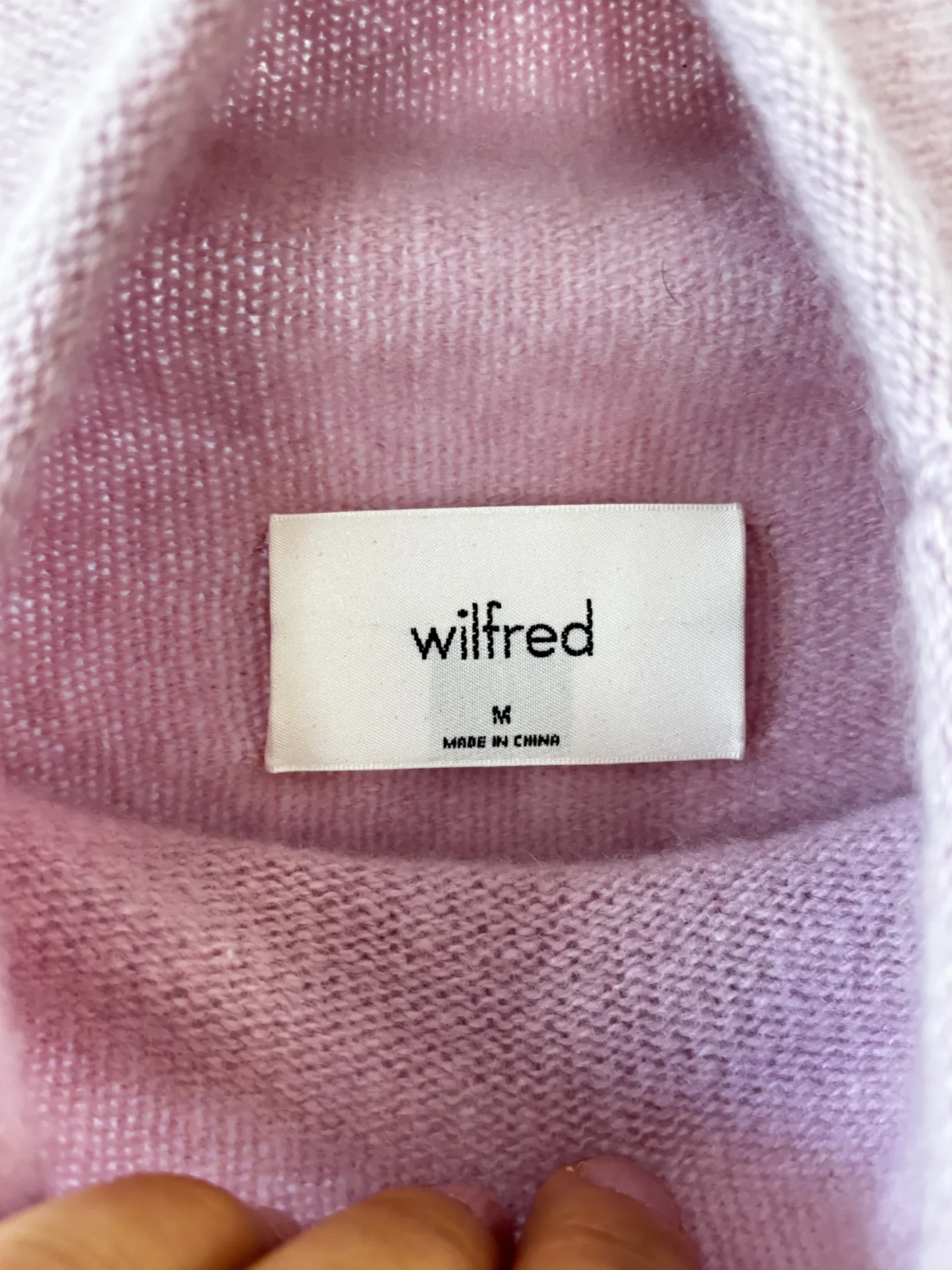 Image for ♥️WILFRED 100% cashmere pink jumper