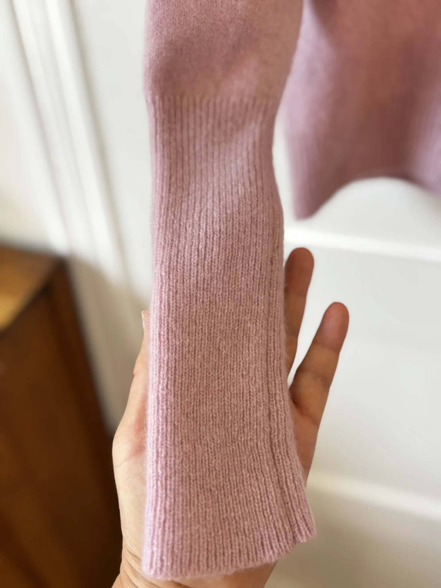 Image for ♥️WILFRED 100% cashmere pink jumper