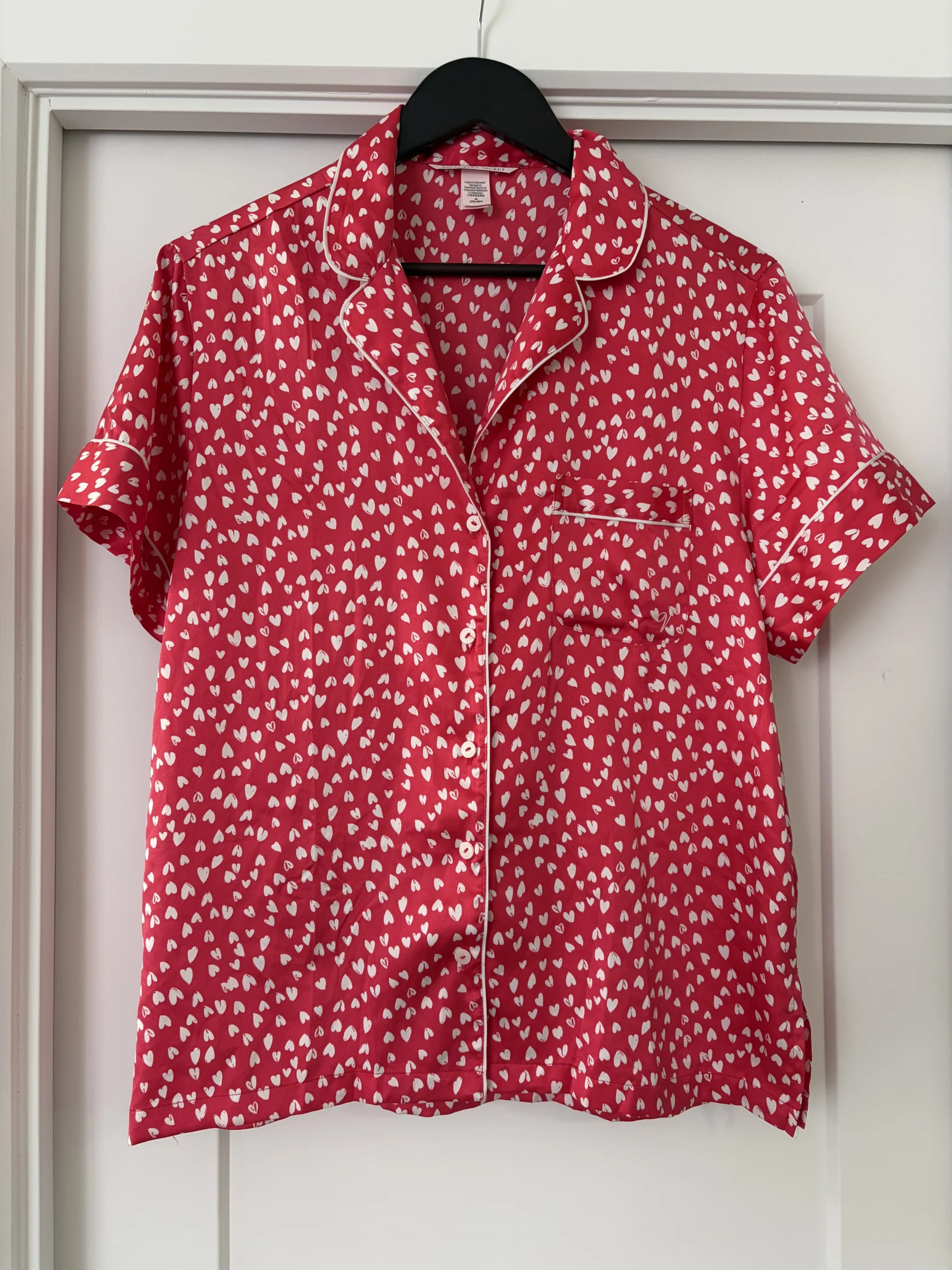 Pyjama satiné rouge Victoria’s secret seconde main