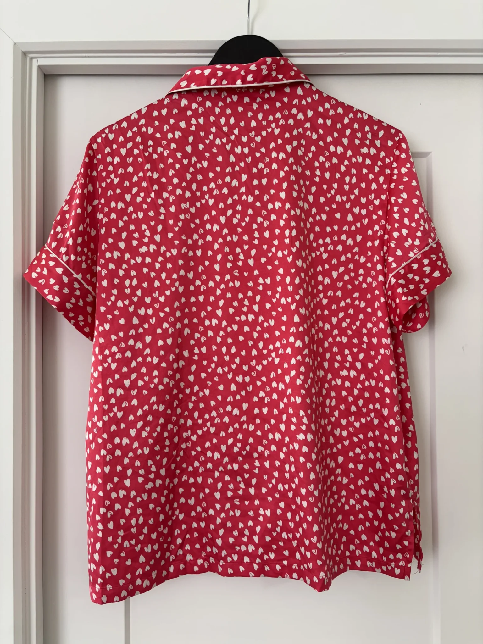 Image for Red satin pyjamas