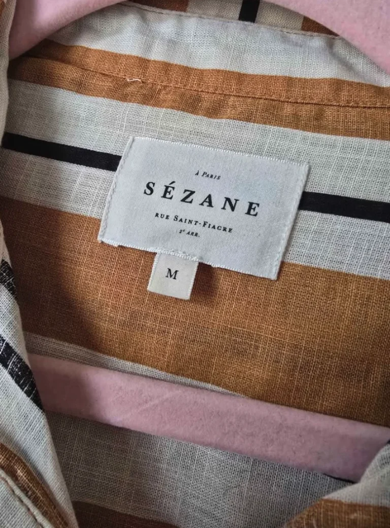 Image for Robe chemise Sézane Celia Medium