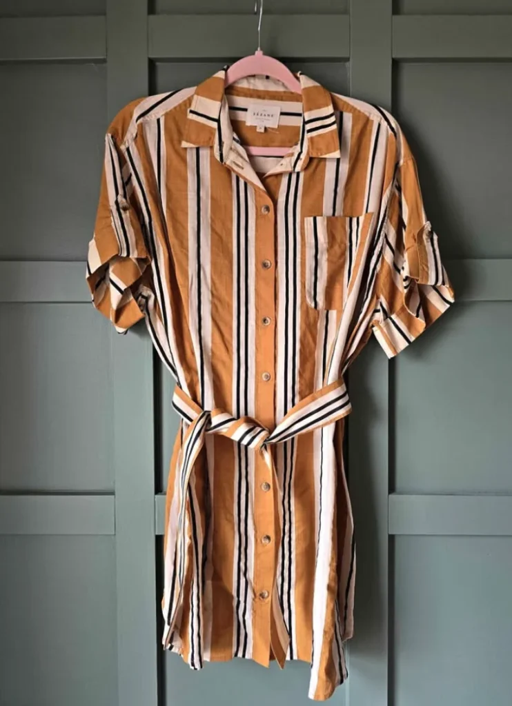 Image for Robe chemise Sézane Celia Medium