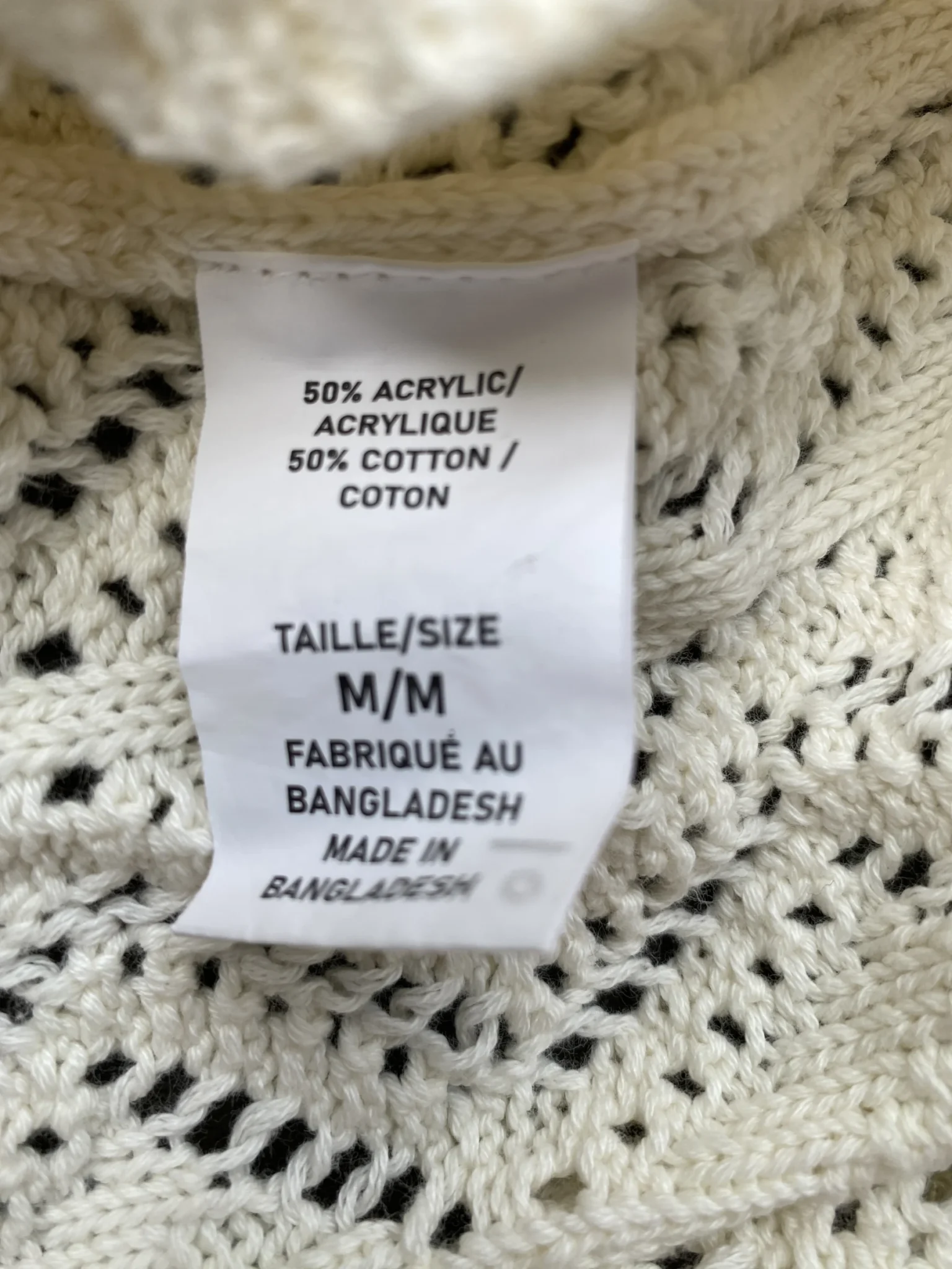 Image for Chandail crochet
