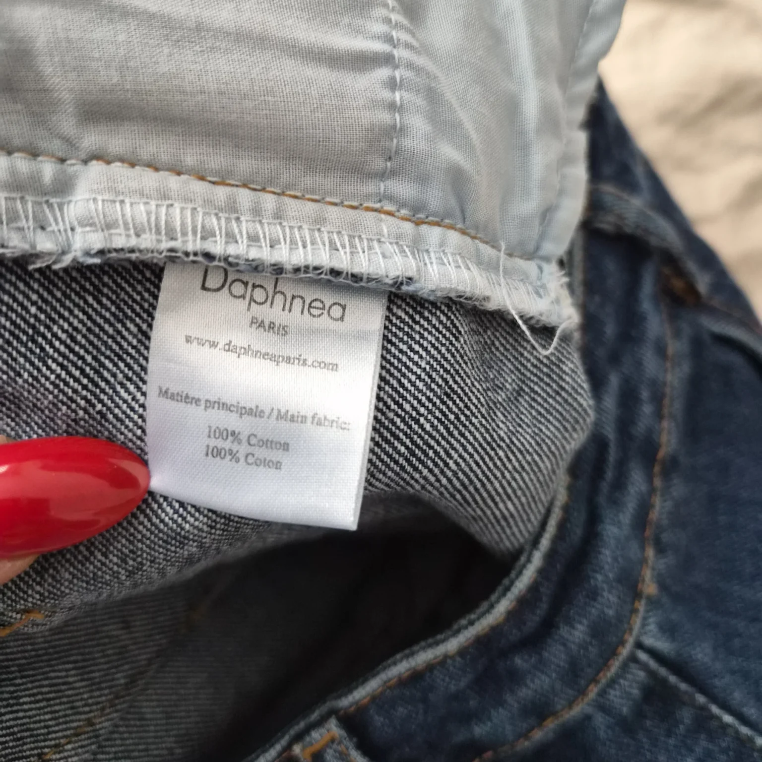 Image for Daphnea Paris denim skirt