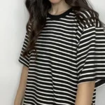 Featured thumbnail for T-shirt oversize à rayures
