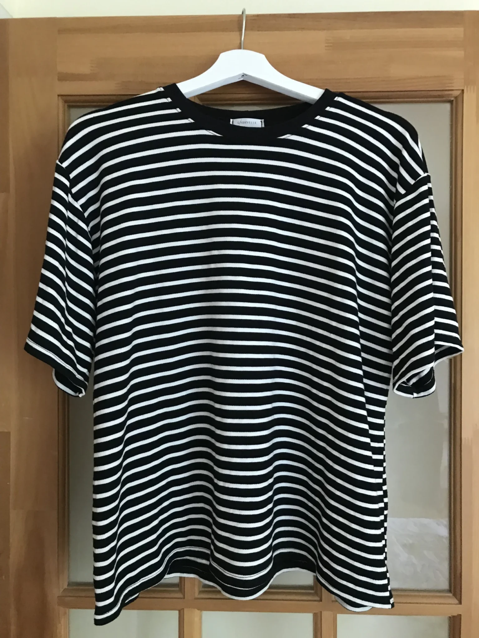 Image for T-shirt oversize à rayures