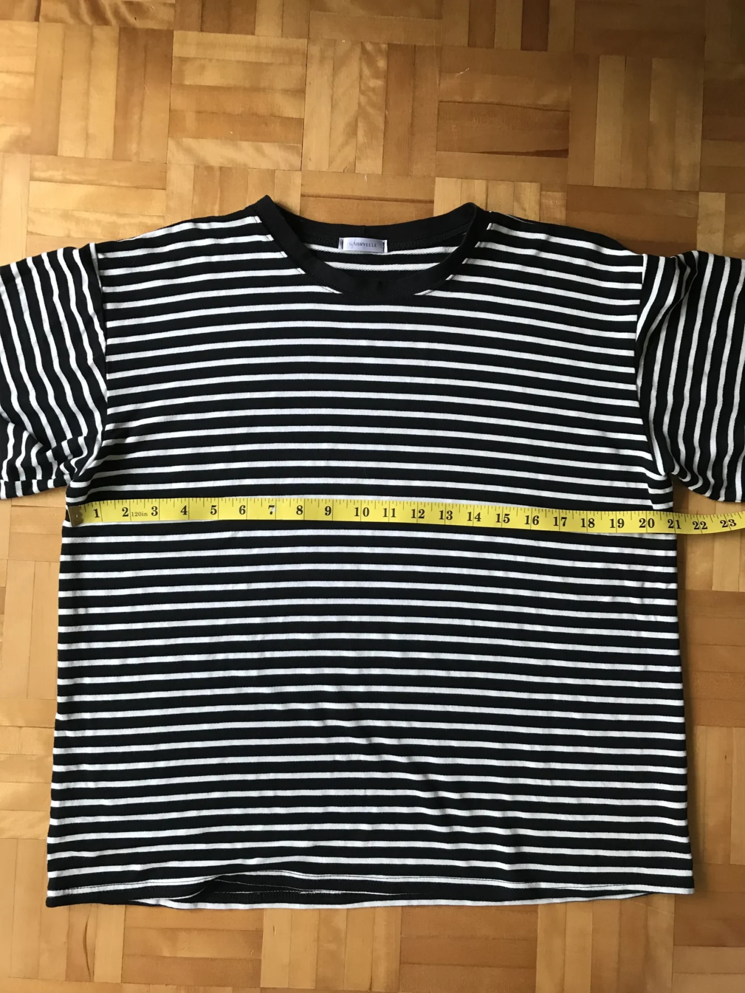 Image for T-shirt oversize à rayures