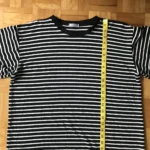 Thumbnail for T-shirt oversize à rayures