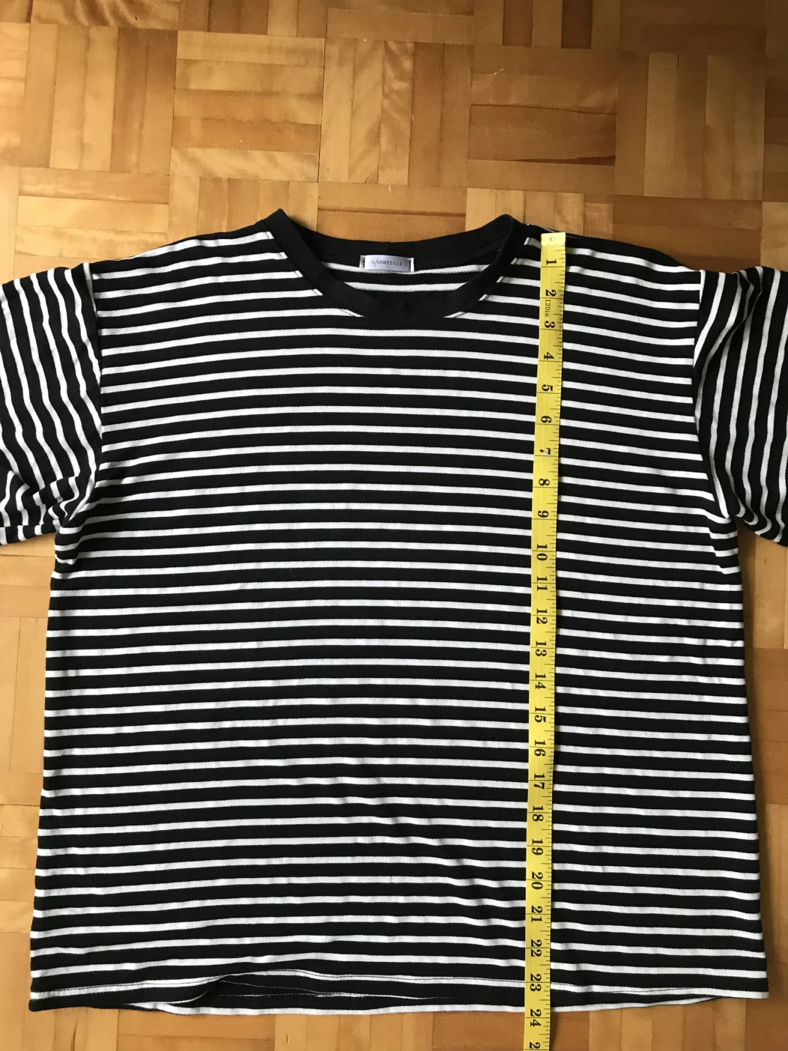 Image for T-shirt oversize à rayures