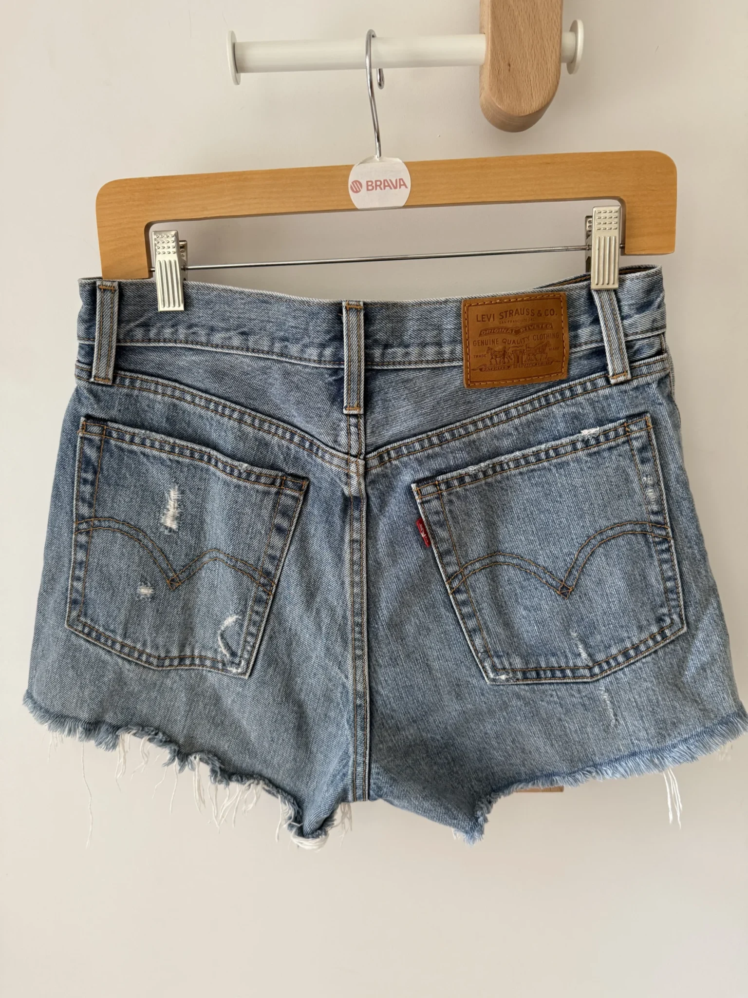 Image for Levis Wedgie Shorts en denim